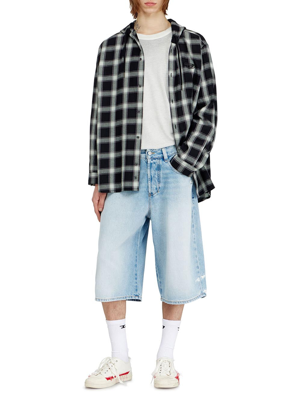 Diesel Bermuda Uomo A23113 Chiaro