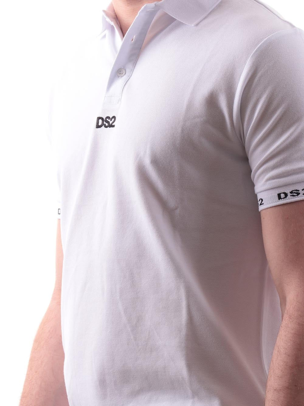 Ds2 Polo Uomo Ss26305 Bianco