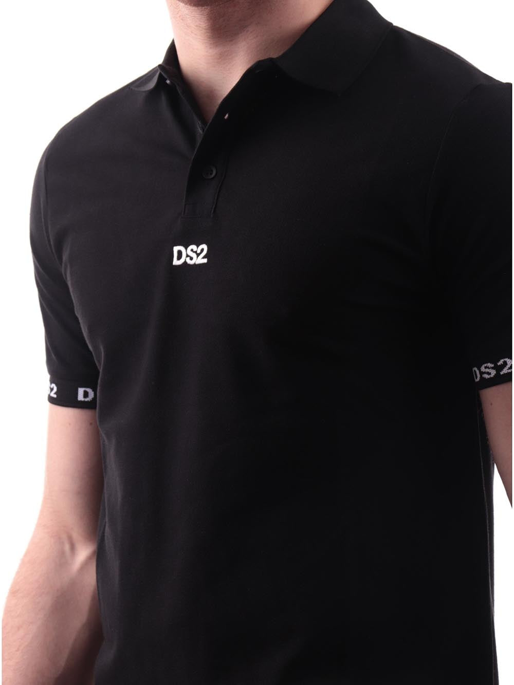 Ds2 Polo Uomo Ss26305 Nero