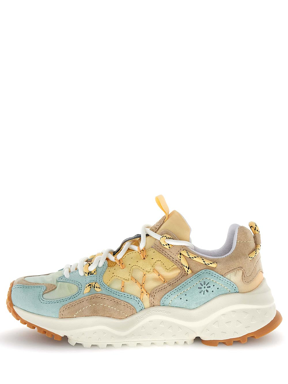 YAMABUSHI WOMAN Flower Mountain Sneaker Donna 2019510.05 Beige/Verde Acqua