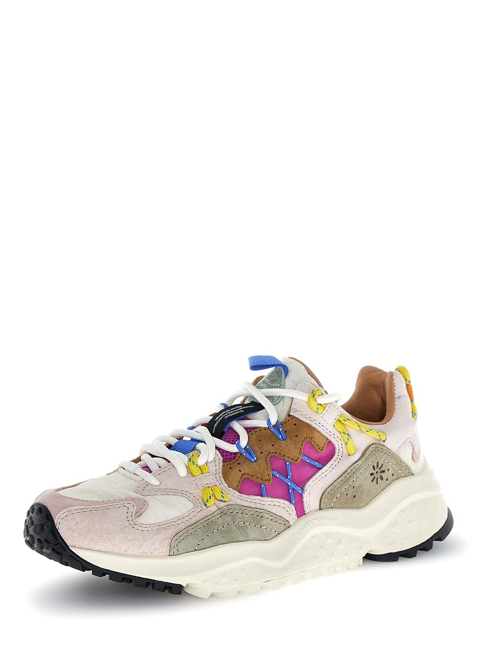 YAMABUSHI WOMAN Flower Mountain Sneaker Donna 2019510.05 Panna/rosa