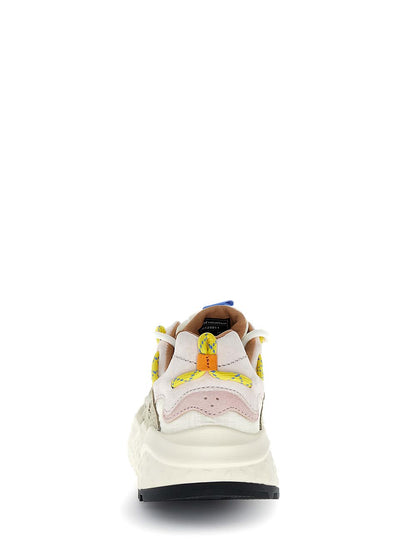 YAMABUSHI WOMAN Flower Mountain Sneaker Donna 2019510.05 Panna/rosa