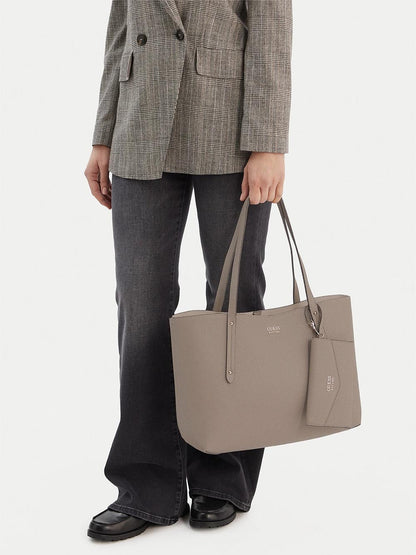 BRENTON BUCKET Guess Borsa Shopping Donna Hwpg96 48230 Grigio