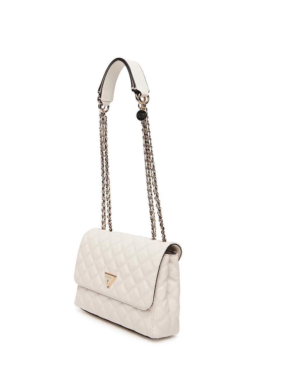 CRUISE VIBE TOP ZIP Guess Borsa a Spalla Donna Hwqg96 73200 Panna