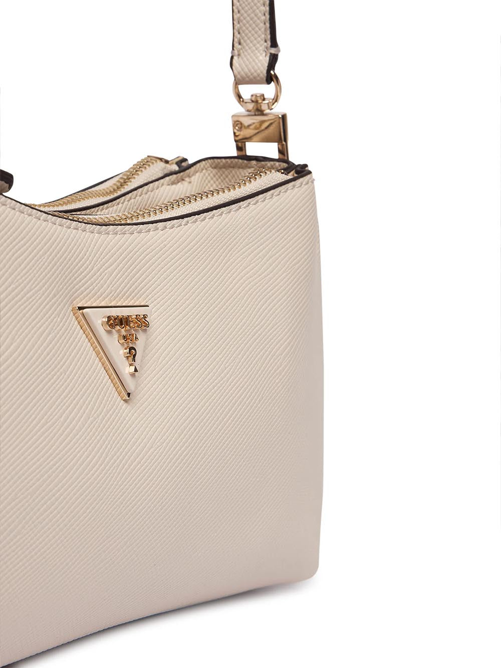 BRAMINA SMALL SATCHE Guess Borsa a Spalla Donna Hwzg96 72730 Avorio