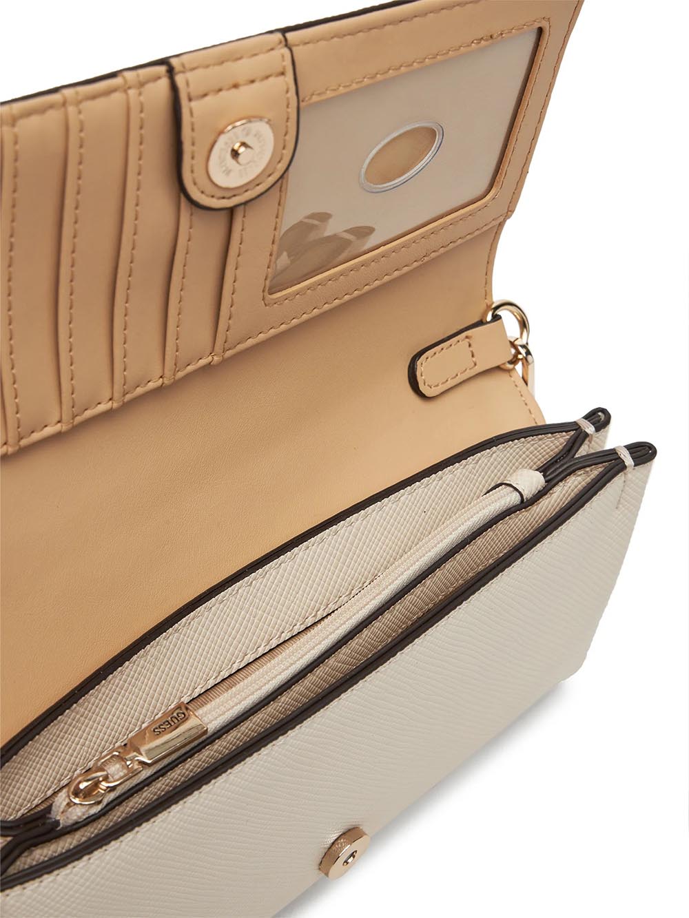 BRAMINA SMALL SATCHE Guess Borsa a Tracolla Donna Hwzg96 72750 Avorio