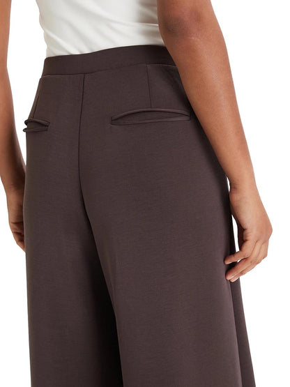 OLYMPE WIDE LEG PANT Guess Pantalone Donna V4yb07 Kcay2 Marrone