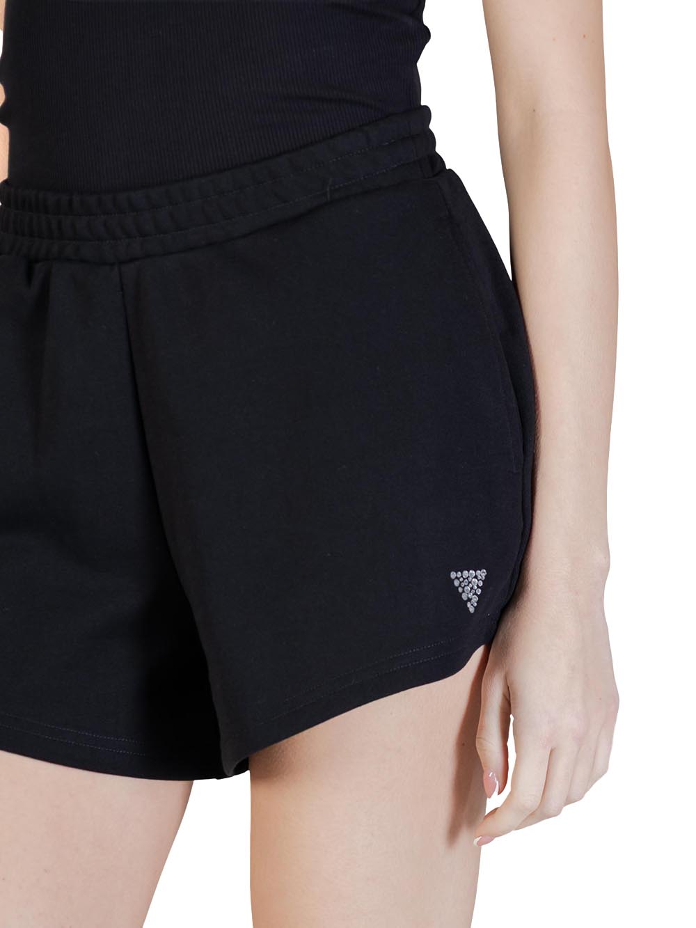 SILVY SHORTS Guess Shorts Donna V6gd14 K3090 Nero