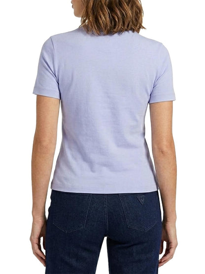 Guess T-shirt Donna V6gi01 K2962 Celeste