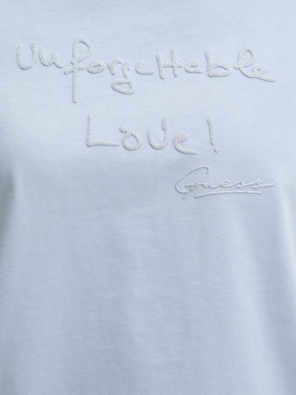 SOPHIE CN SS T-SHIRT Guess T-shirt Donna V6ri09 I3z14 Celeste