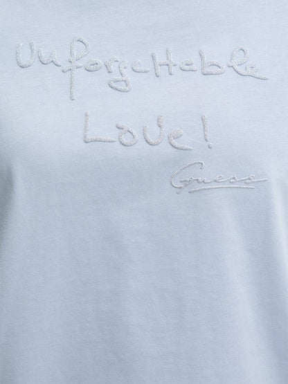 SOPHIE CN SS T-SHIRT Guess T-shirt Donna V6ri09 I3z14 Celeste