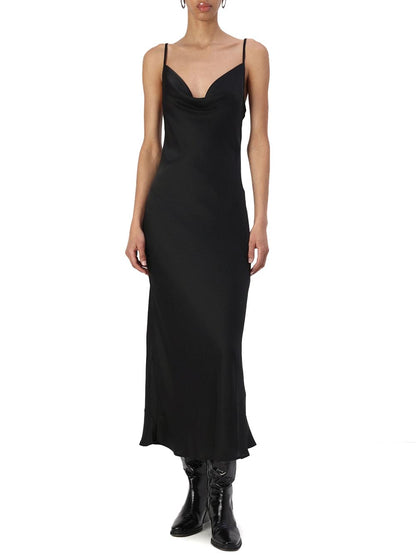 AKILINA DRESS Guess Abito Donna W6gk94 W2266 Nero