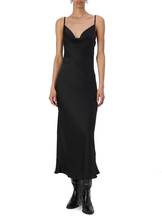 AKILINA DRESS Guess Abito Donna W6gk94 W2266 Nero