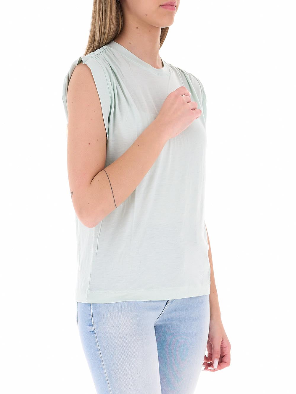 Guess T-shirt Donna W6gp07 K2929 Verde menta