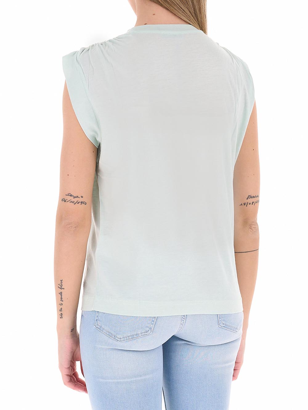 Guess T-shirt Donna W6gp07 K2929 Verde menta