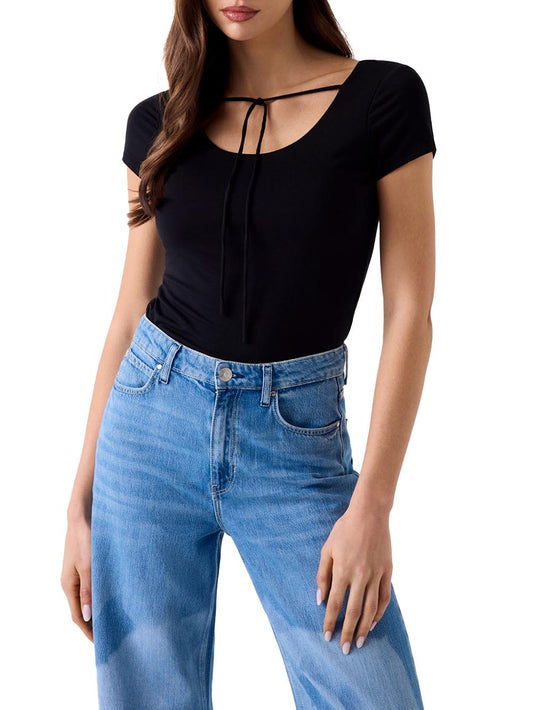 Guess Top Donna W6gp39 K3255 Nero