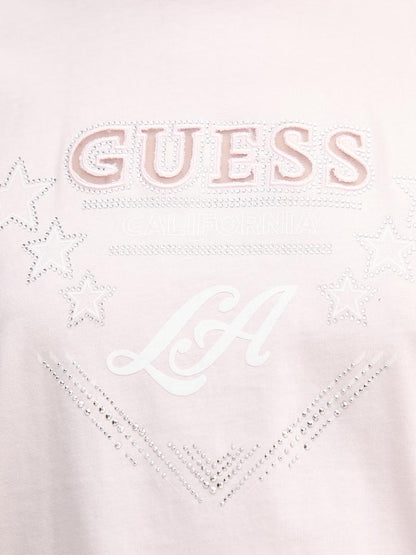 SS CN LA STARS TEE Guess T-shirt Donna W6ri30 I3z14 Rosa