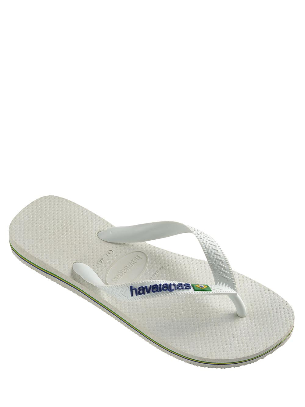 Havaianas Infradito Uomo Brasil Logo 4.110.850 Bianco