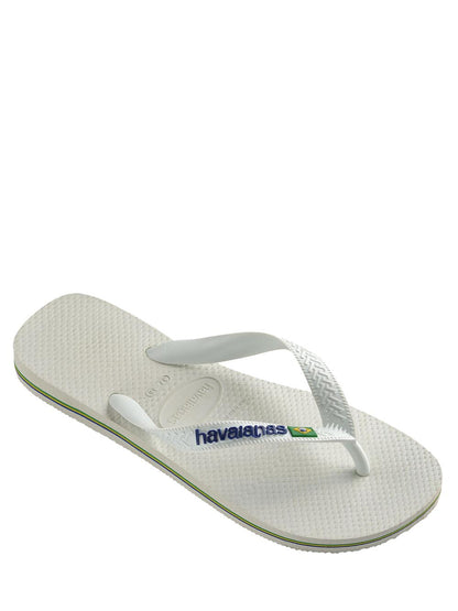 Havaianas Infradito Uomo Brasil Logo 4.110.850 Bianco