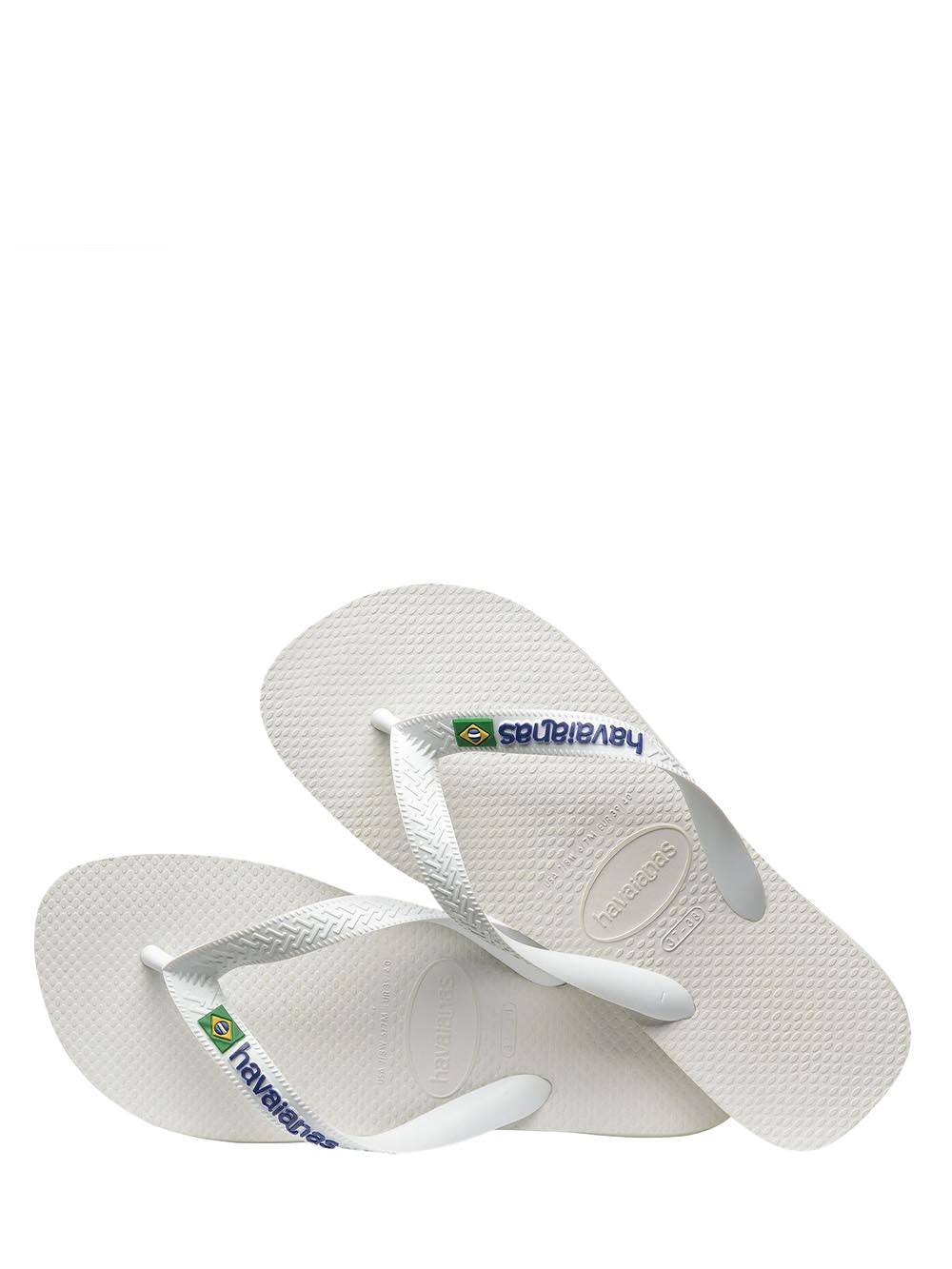 Havaianas Infradito Uomo Brasil Logo 4.110.850 Bianco