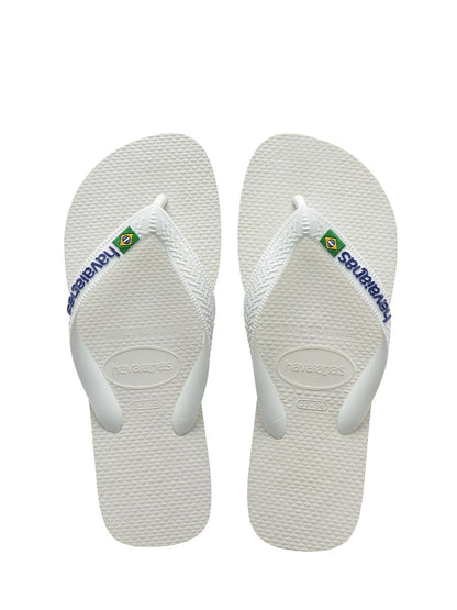 Havaianas Infradito Uomo Brasil Logo 4.110.850 Bianco