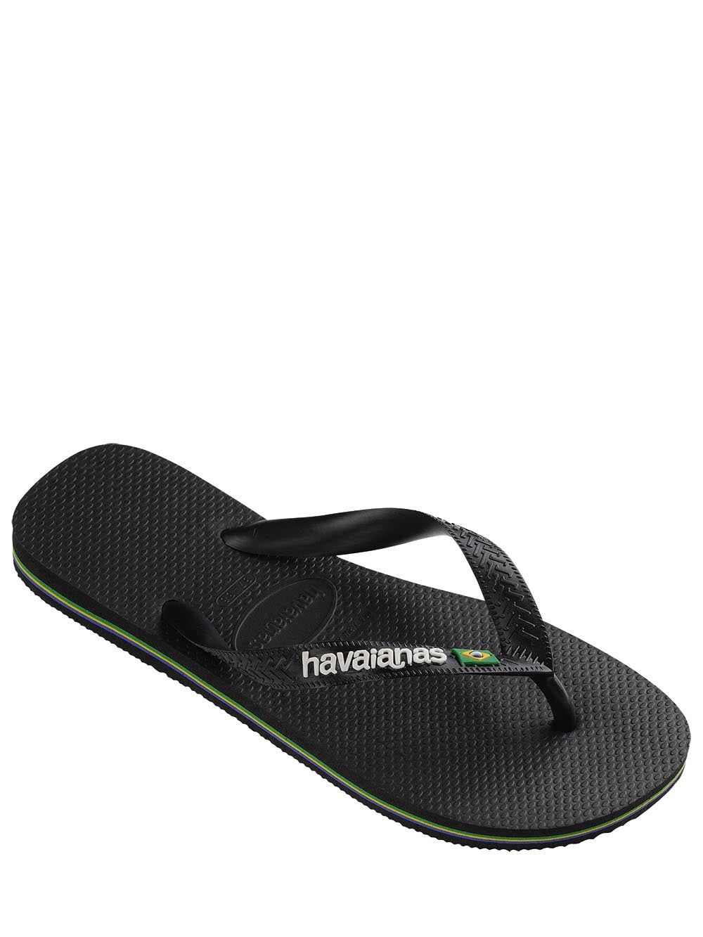 Havaianas Infradito Uomo Brasil Logo 4.110.850 Nero