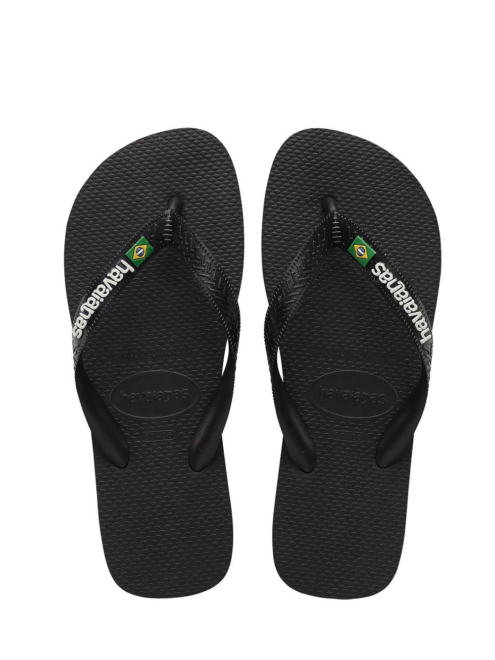 Havaianas Infradito Uomo Brasil Logo 4.110.850 Nero