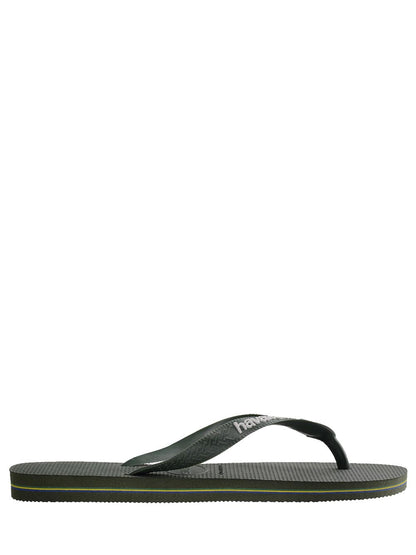 Havaianas Infradito Uomo Brasil Logo 4.110.850 Verde oliva
