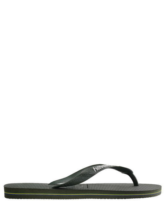 Havaianas Infradito Uomo Brasil Logo 4.110.850 Verde oliva