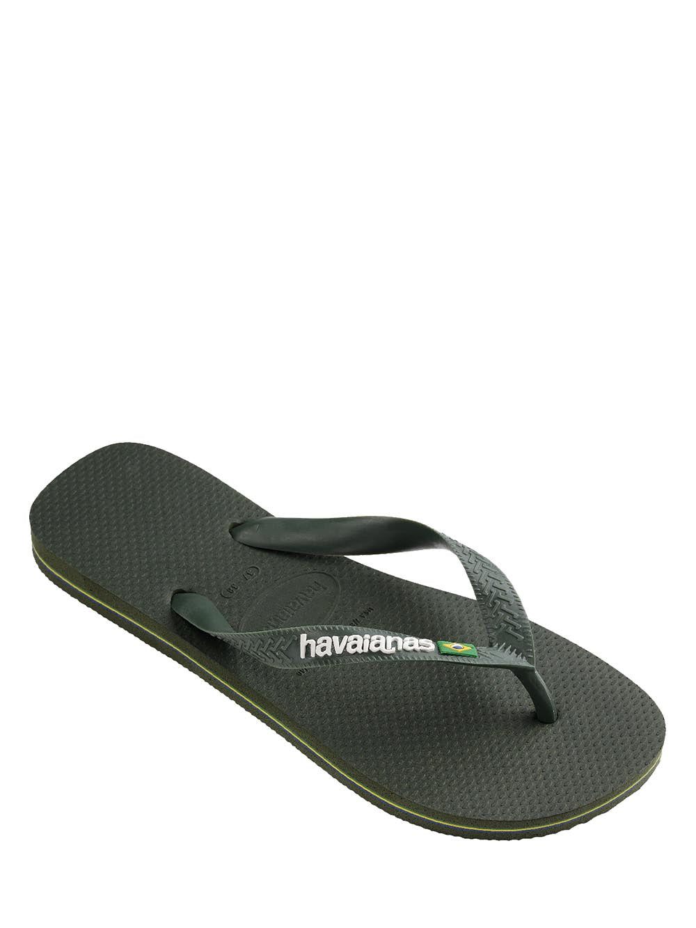 Havaianas Infradito Uomo Brasil Logo 4.110.850 Verde oliva