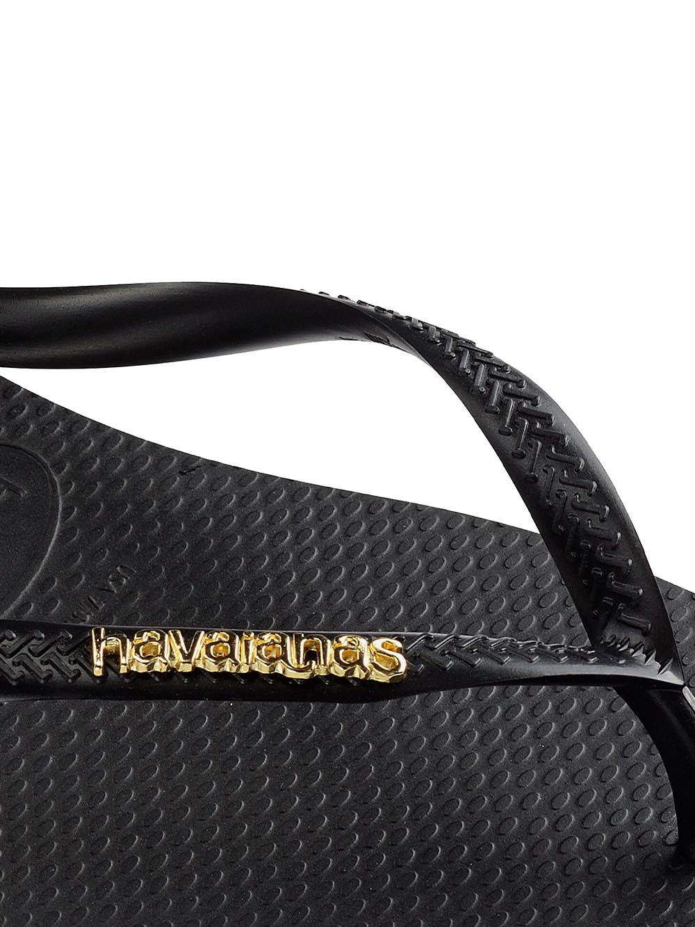 Havaianas Infradito Donna Slim Logo Metallica 4.119.875 Nero