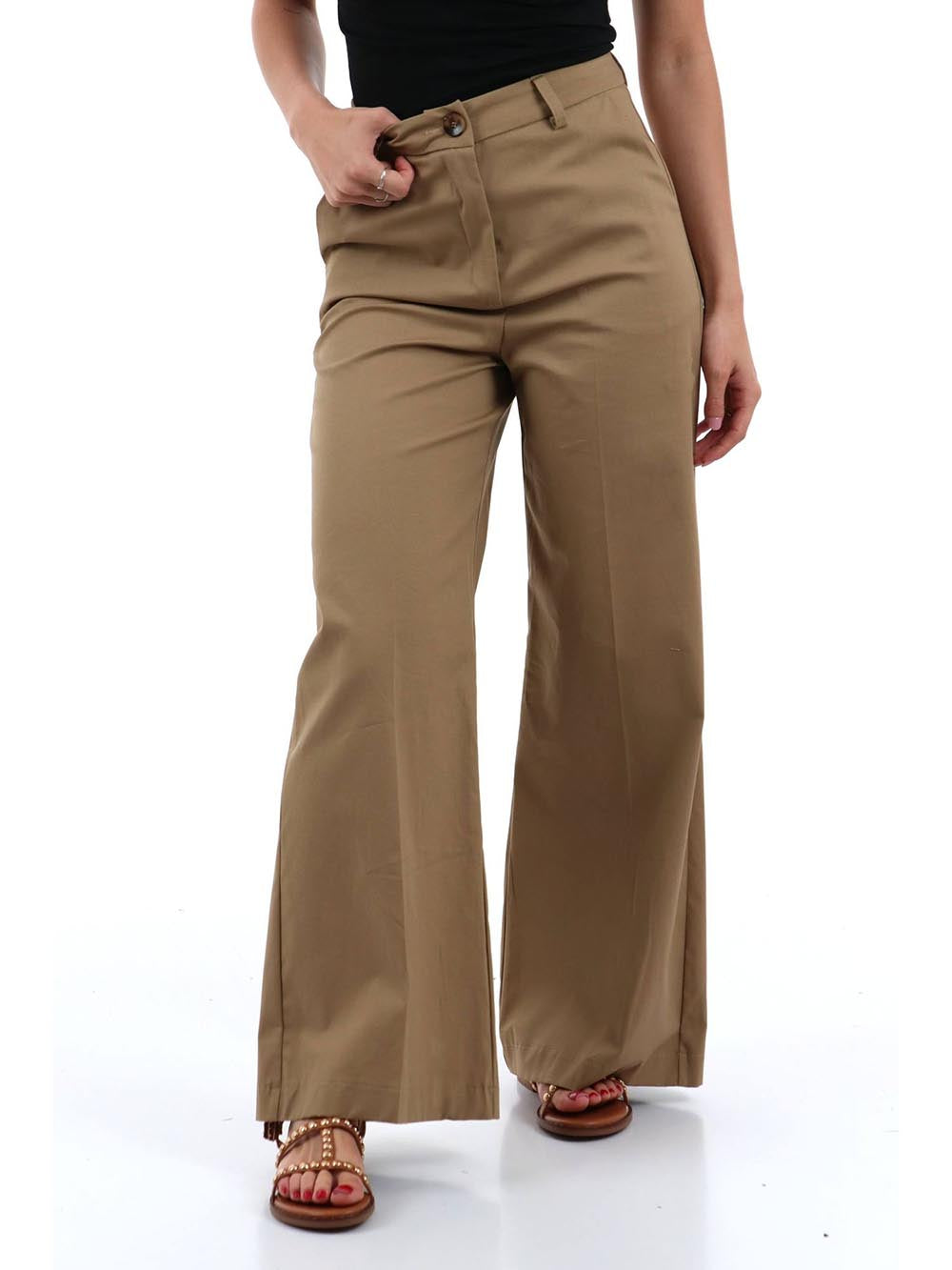 palazzo I AM Pantalone Donna 13528 Cammello