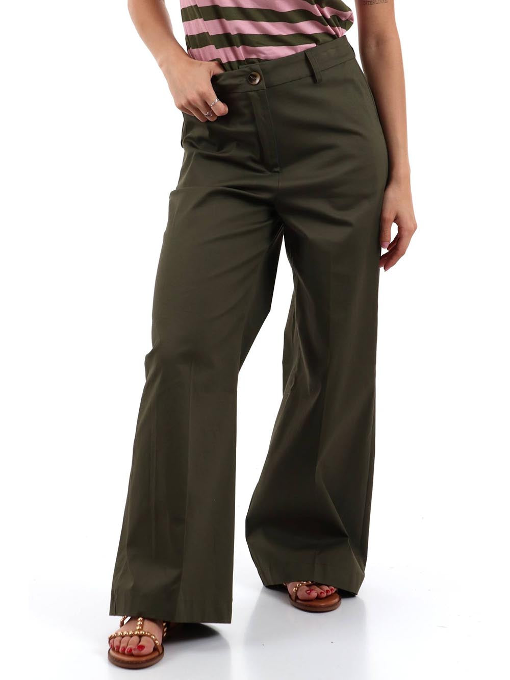 palazzo I AM Pantalone Donna 13528 Militare