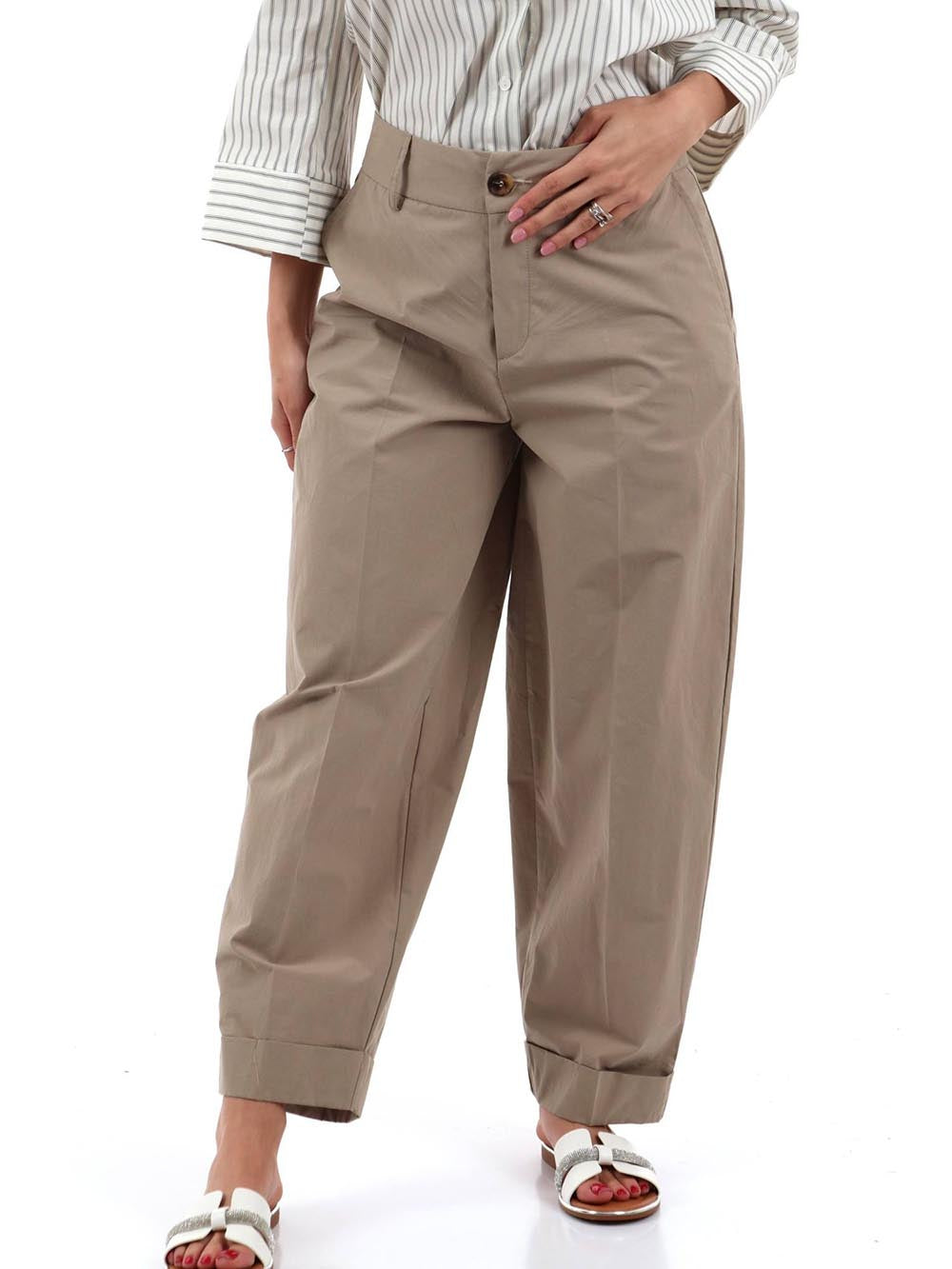 barrel I AM Pantalone Donna 13568 Beige