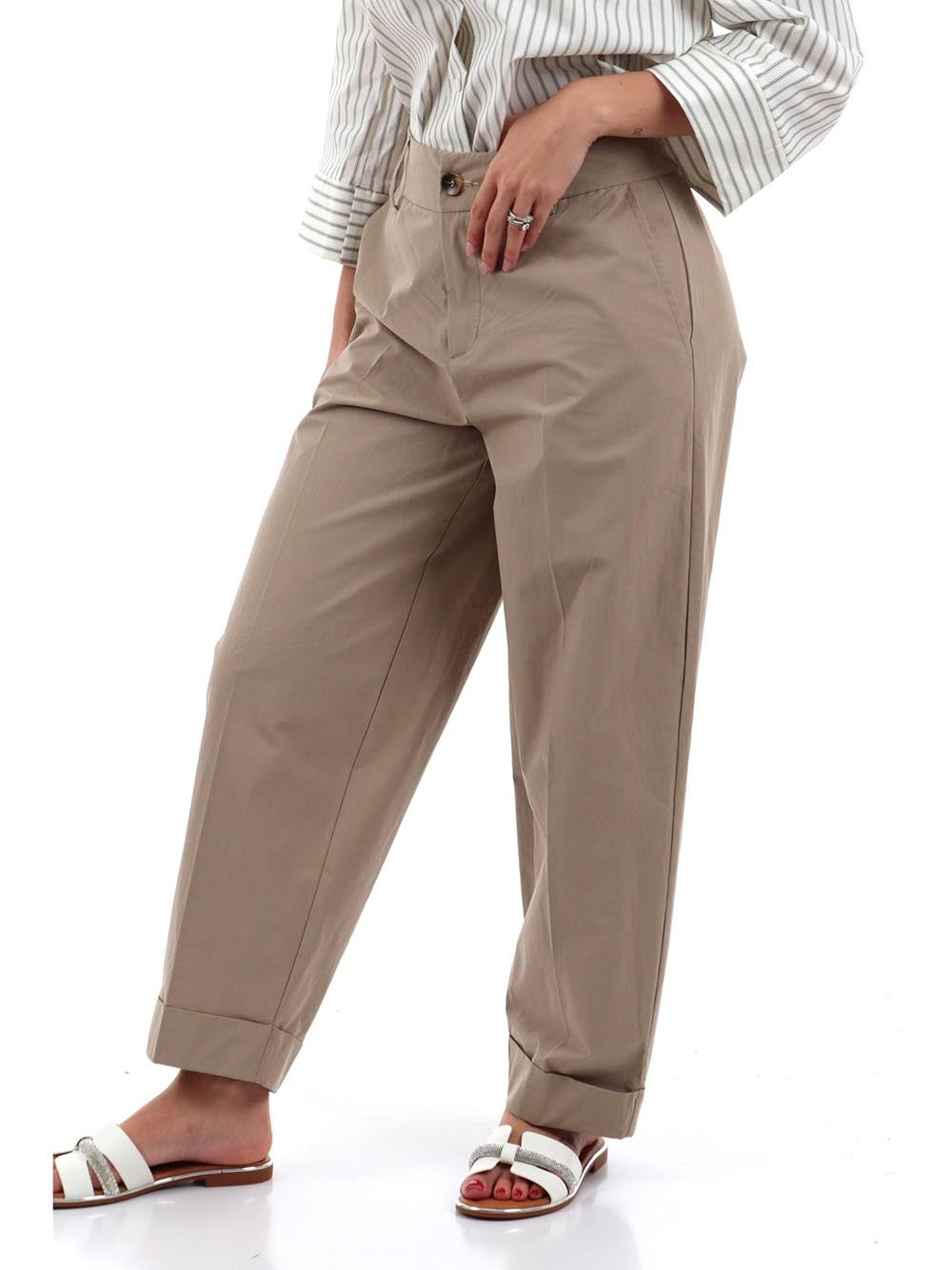 barrel I AM Pantalone Donna 13568 Beige