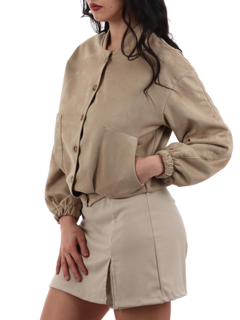 I AM Giubbino Donna 17233 Beige