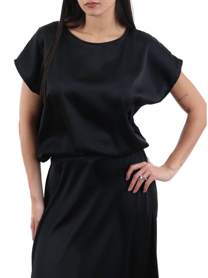 cropped I AM T-shirt Donna 17266 Nero