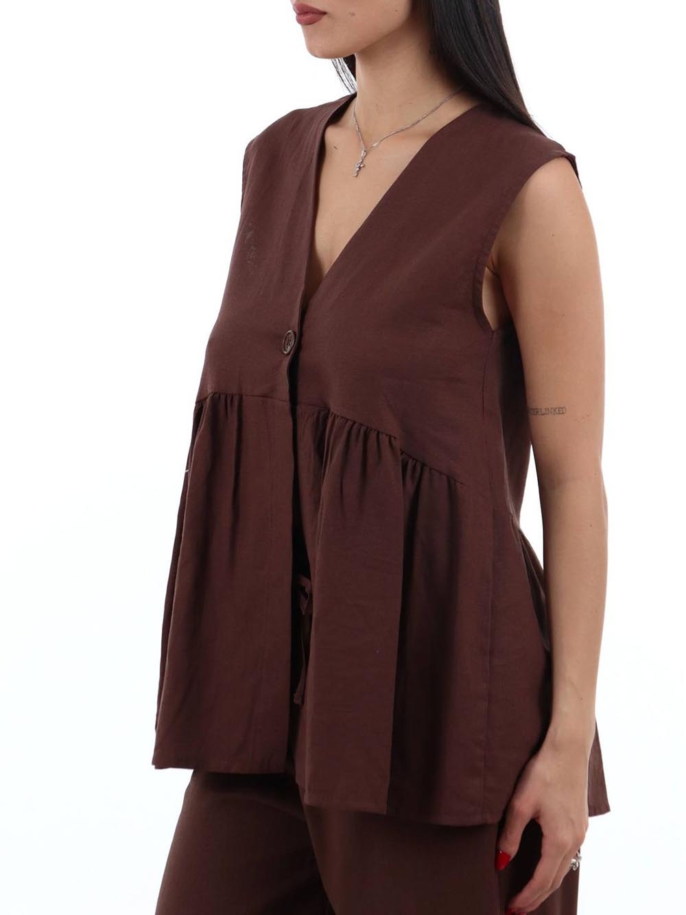 I AM Gilet Donna 17589 Moro