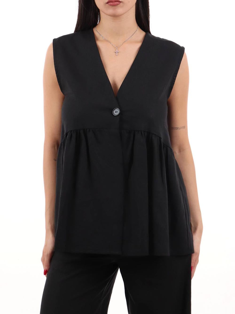 I AM Gilet Donna 17589 Nero