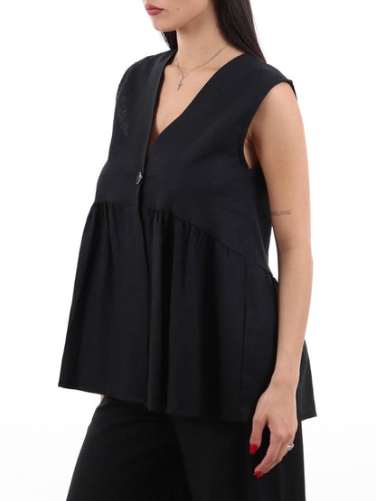 I AM Gilet Donna 17589 Nero