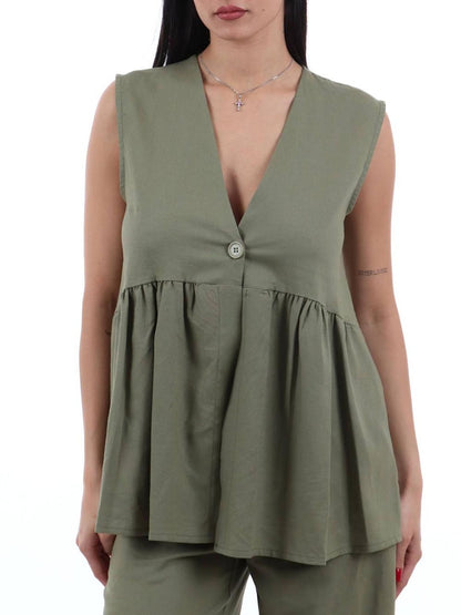 I AM Gilet Donna 17589 Salvia