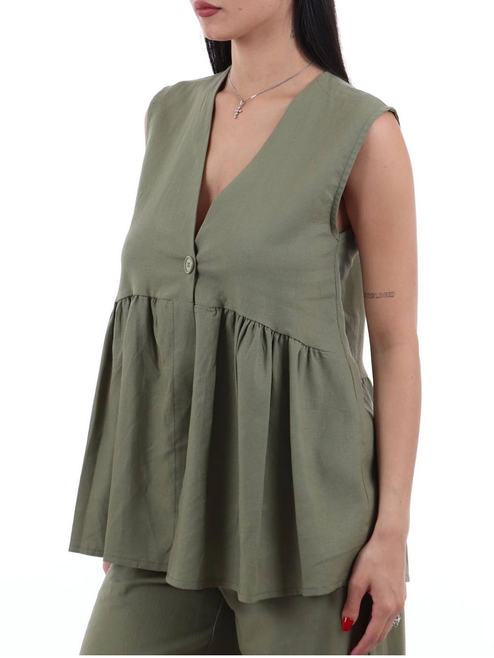 I AM Gilet Donna 17589 Salvia