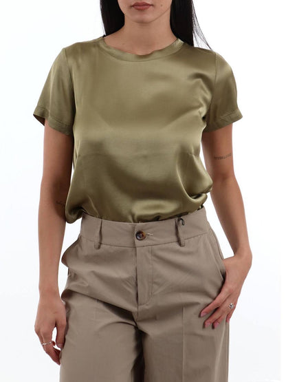 girocollo I AM T-shirt Donna 1951v39 Verde