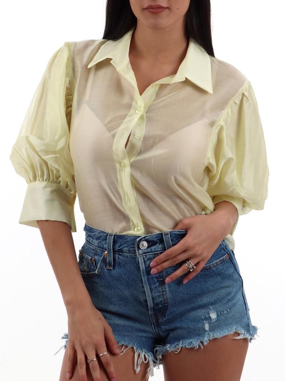 I AM Camicia Donna 25621u Giallo