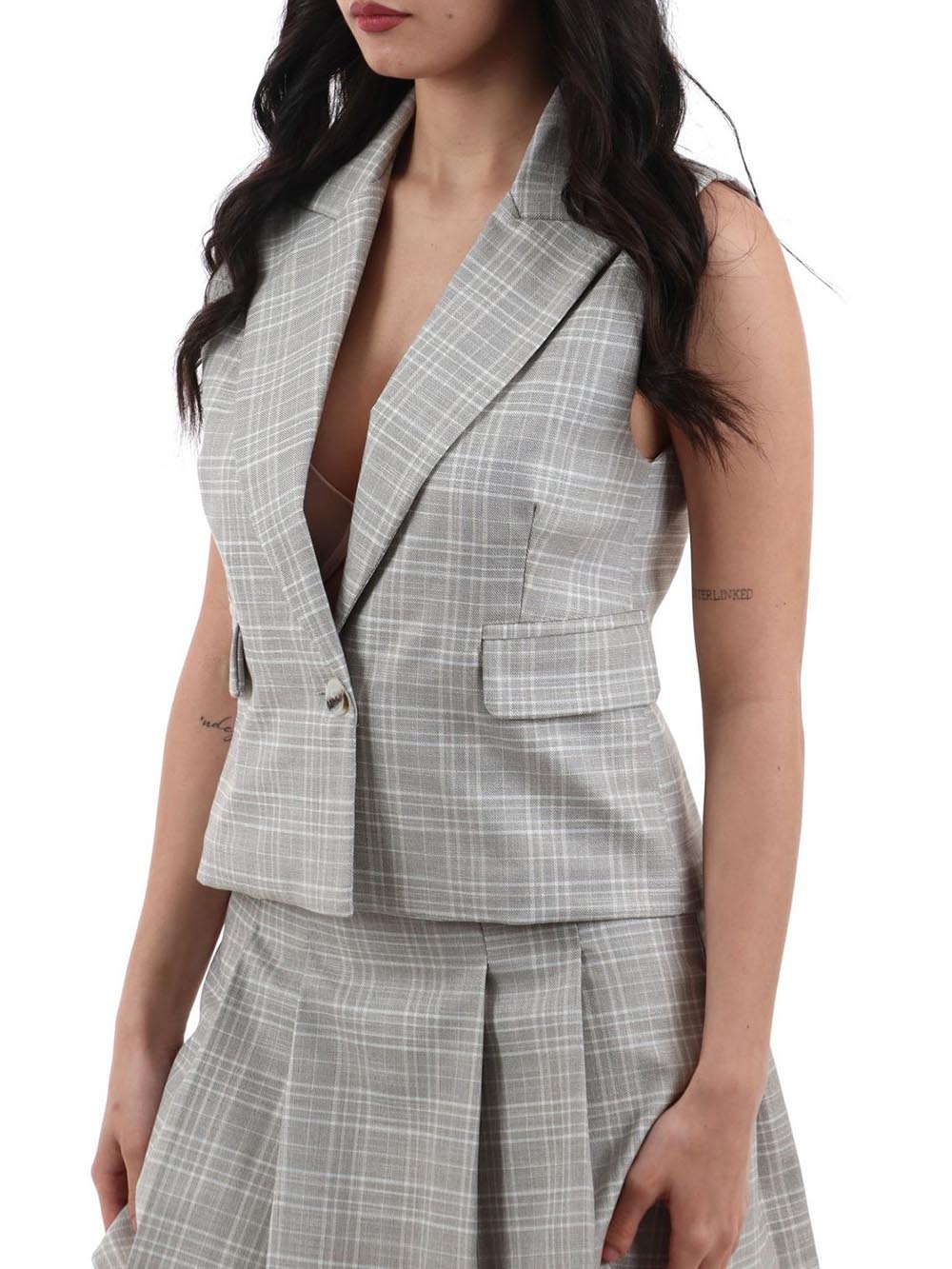 I AM Gilet Donna 25993 Grigio