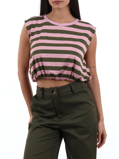I AM T-shirt Donna 26038 Verde rosa