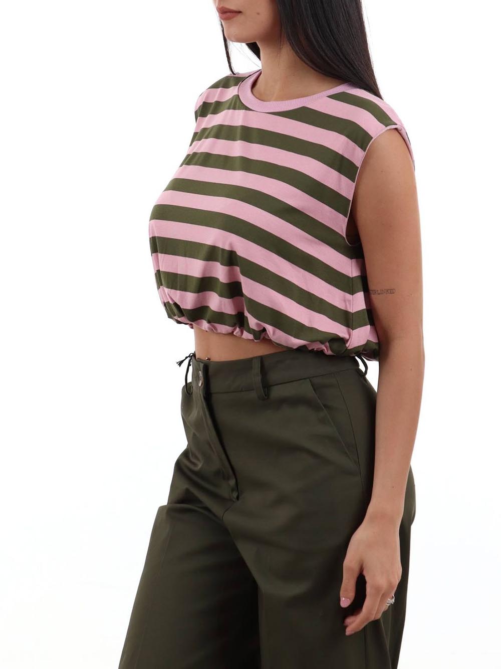 I AM T-shirt Donna 26038 Verde rosa
