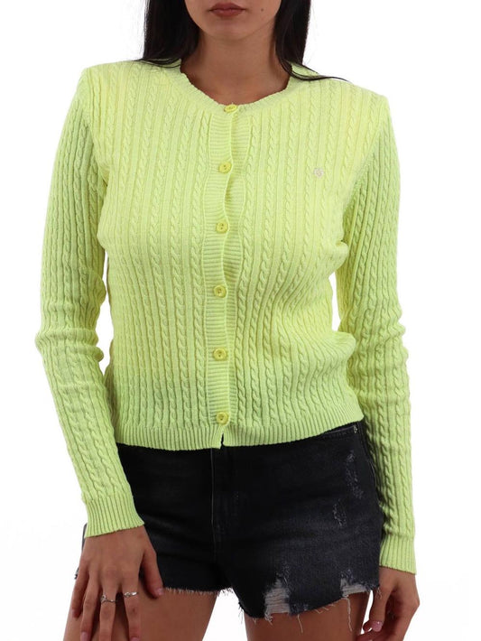 cardigan I AM Maglia Donna 26235 Giallo