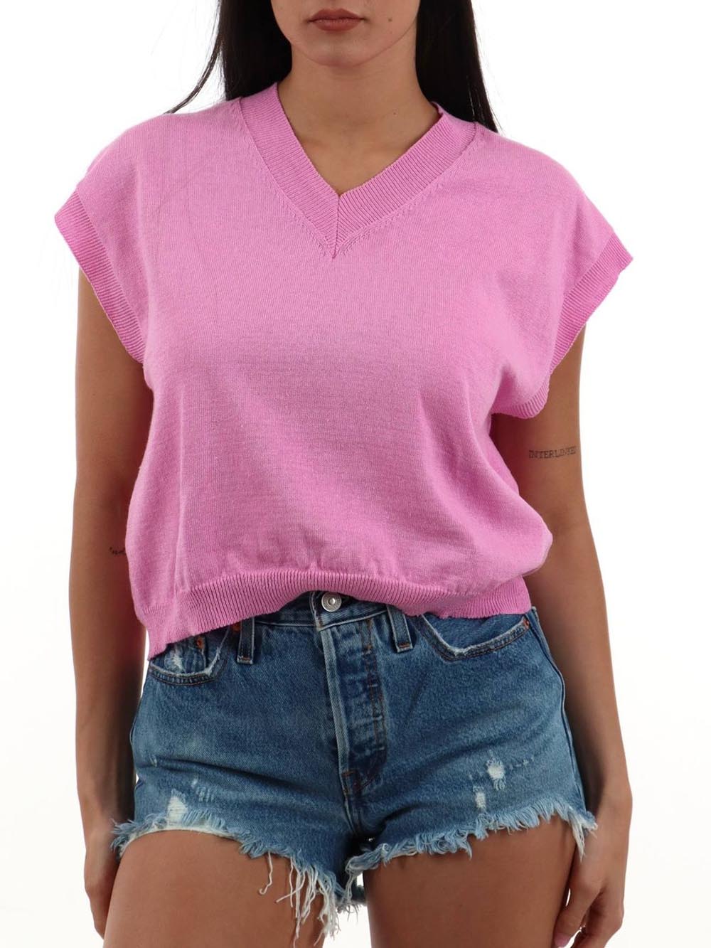 I AM Gilet Donna 26236 Rosa