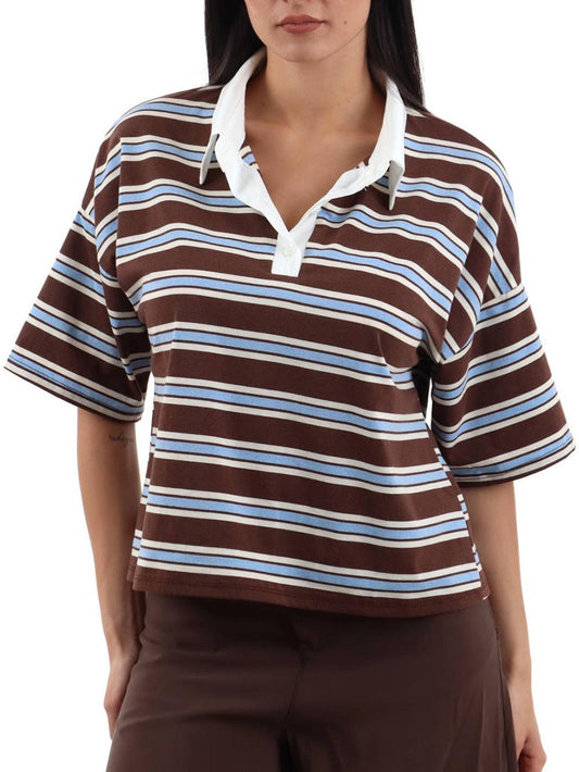 righe I AM Polo Donna 26521 Moro celeste